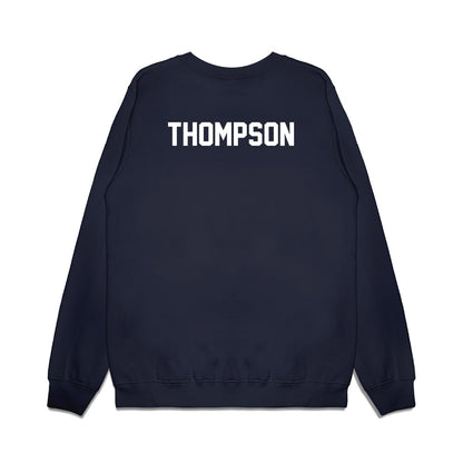 Old Dominion - NCAA Football : DJ Thompson - Vintage Helmet Premium Crewneck Sweatshirt-1