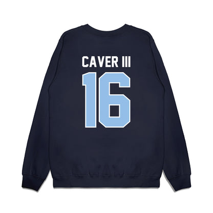 Old Dominion - NCAA Football : James Caver III - Vintage Helmet Premium Crewneck Sweatshirt-1