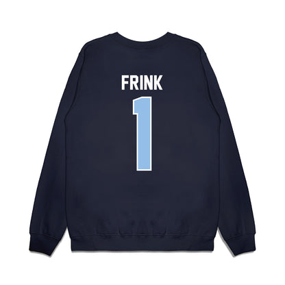 Old Dominion - NCAA Football : Zion Frink - Vintage Helmet Premium Crewneck Sweatshirt-1