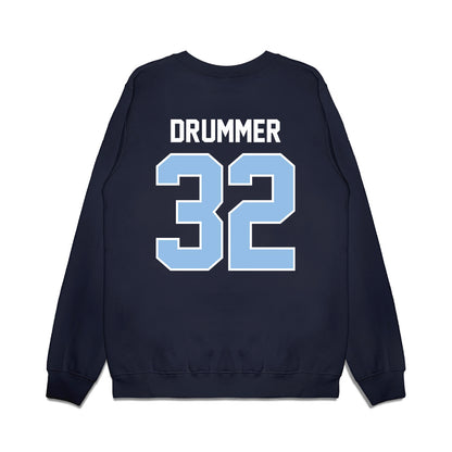 Old Dominion - NCAA Football : Jamez Drummer - Vintage Helmet Premium Crewneck Sweatshirt-1