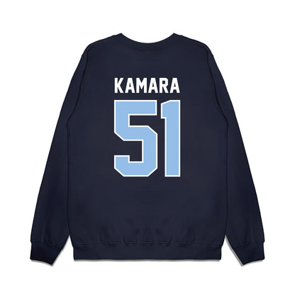 Old Dominion - NCAA Football : Idrissa Kamara - Vintage Helmet Premium Crewneck Sweatshirt-1