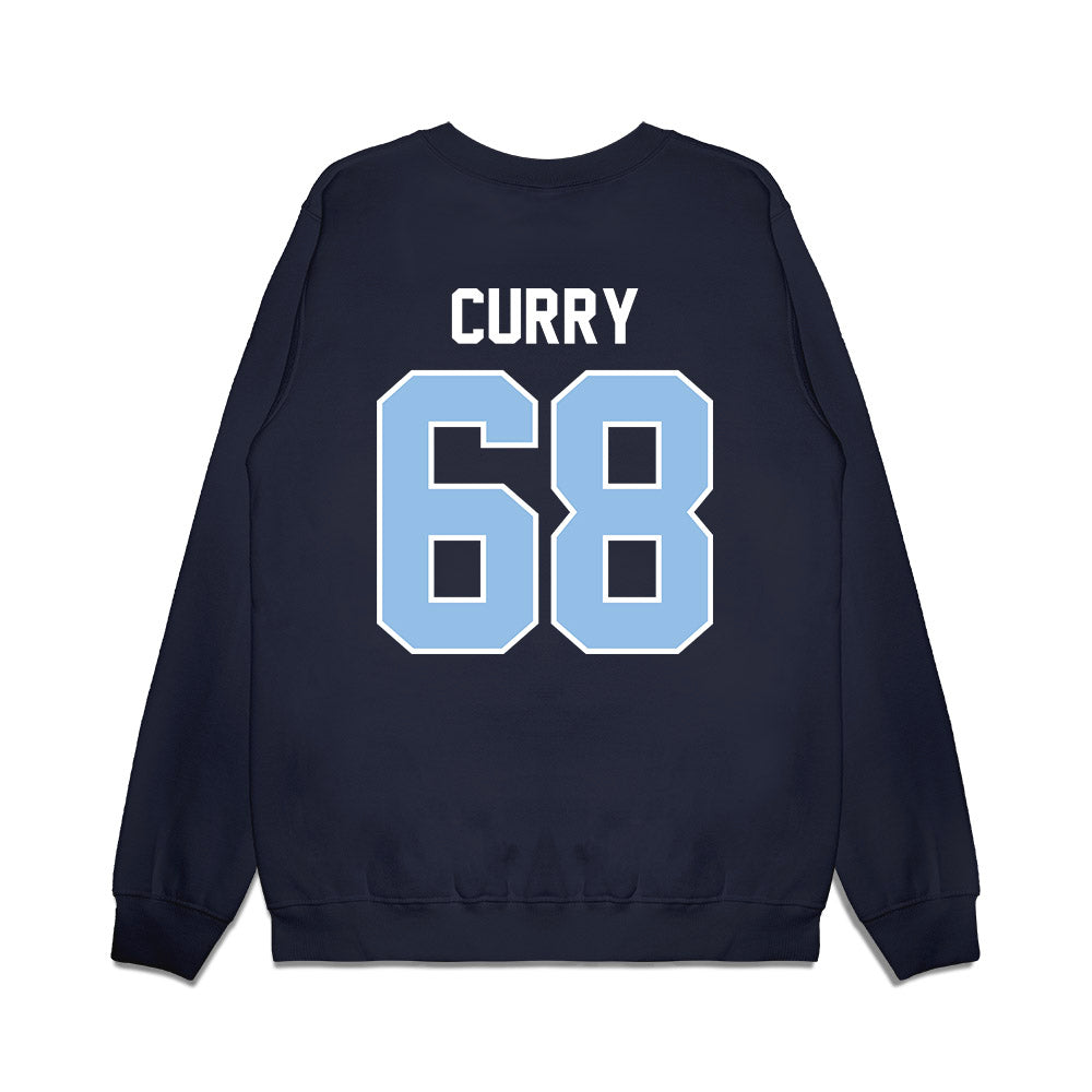 Old Dominion - NCAA Football : Martez Curry - Vintage Helmet Premium Crewneck Sweatshirt-1