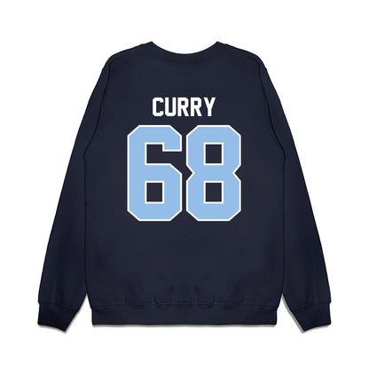 Old Dominion - NCAA Football : Martez Curry - Vintage Helmet Premium Crewneck Sweatshirt-1