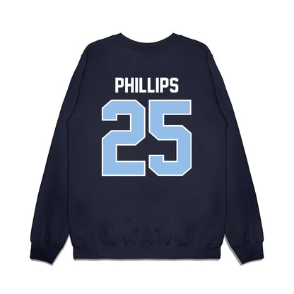 Old Dominion - NCAA Football : Will Phillips - Vintage Helmet Premium Crewneck Sweatshirt-1