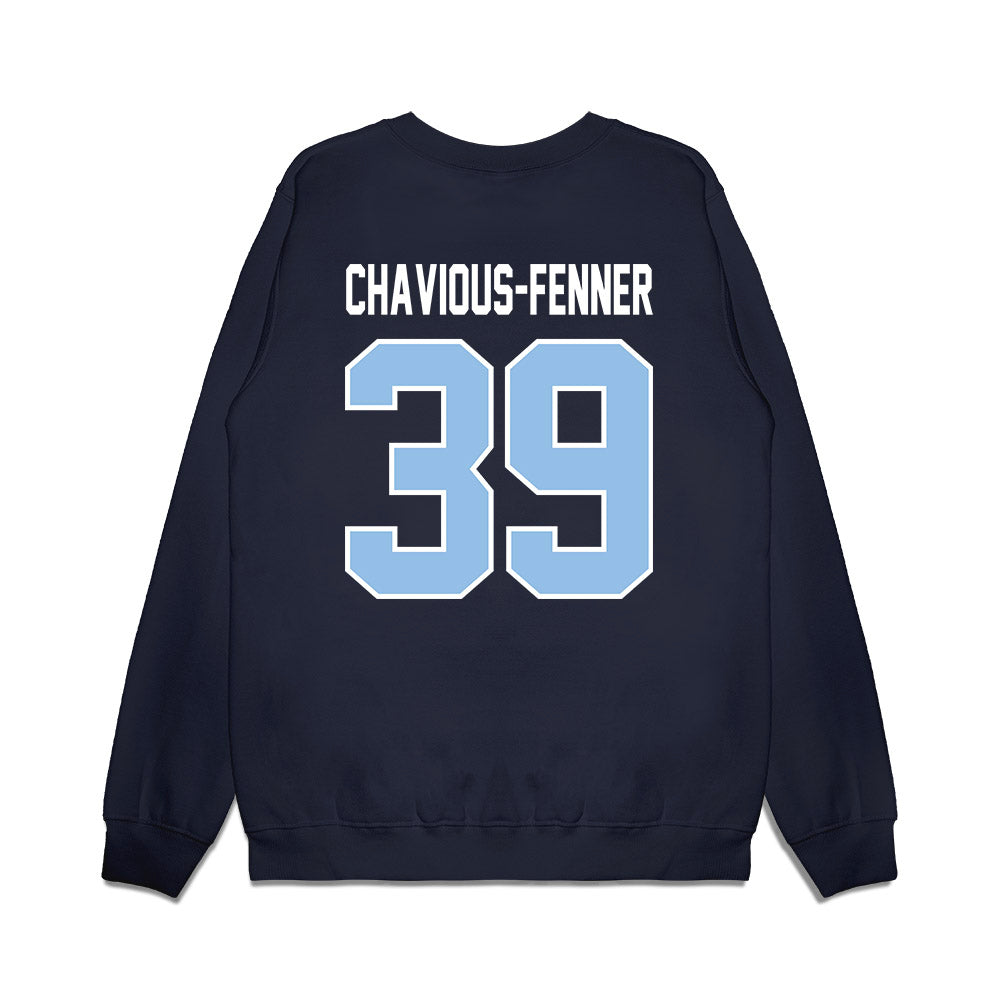 Old Dominion - NCAA Football : Martrez Chavious-Fenner - Vintage Helmet Premium Crewneck Sweatshirt-1