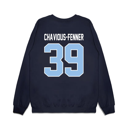 Old Dominion - NCAA Football : Martrez Chavious-Fenner - Vintage Helmet Premium Crewneck Sweatshirt-1