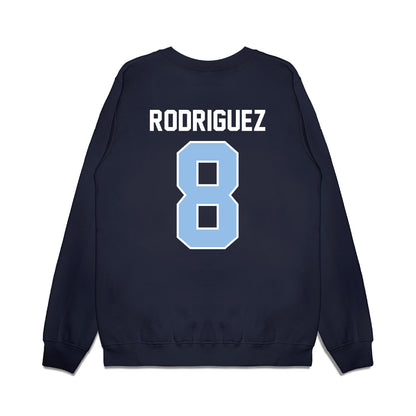 Old Dominion - NCAA Football : Joshua Rodriguez - Vintage Helmet Premium Crewneck Sweatshirt-1