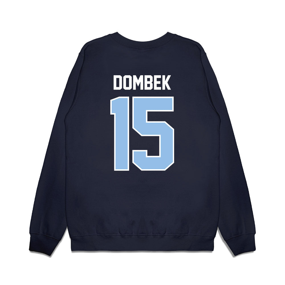 Old Dominion - NCAA Football : Gabe Dombek - Vintage Helmet Premium Crewneck Sweatshirt-1