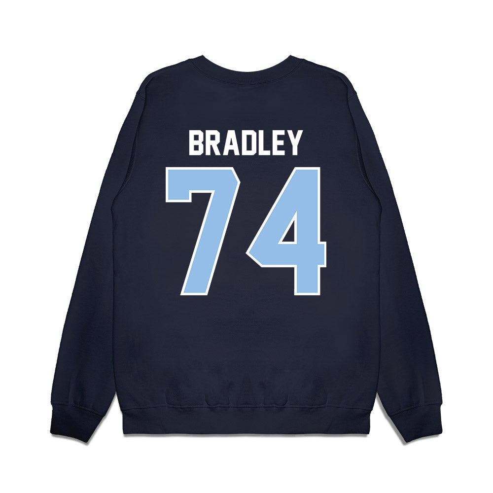 Old Dominion - NCAA Football : Carson Bradley - Vintage Helmet Premium Crewneck Sweatshirt-1