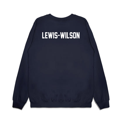 Old Dominion - NCAA Football : Dory Lewis-Wilson - Vintage Helmet Premium Crewneck Sweatshirt-1