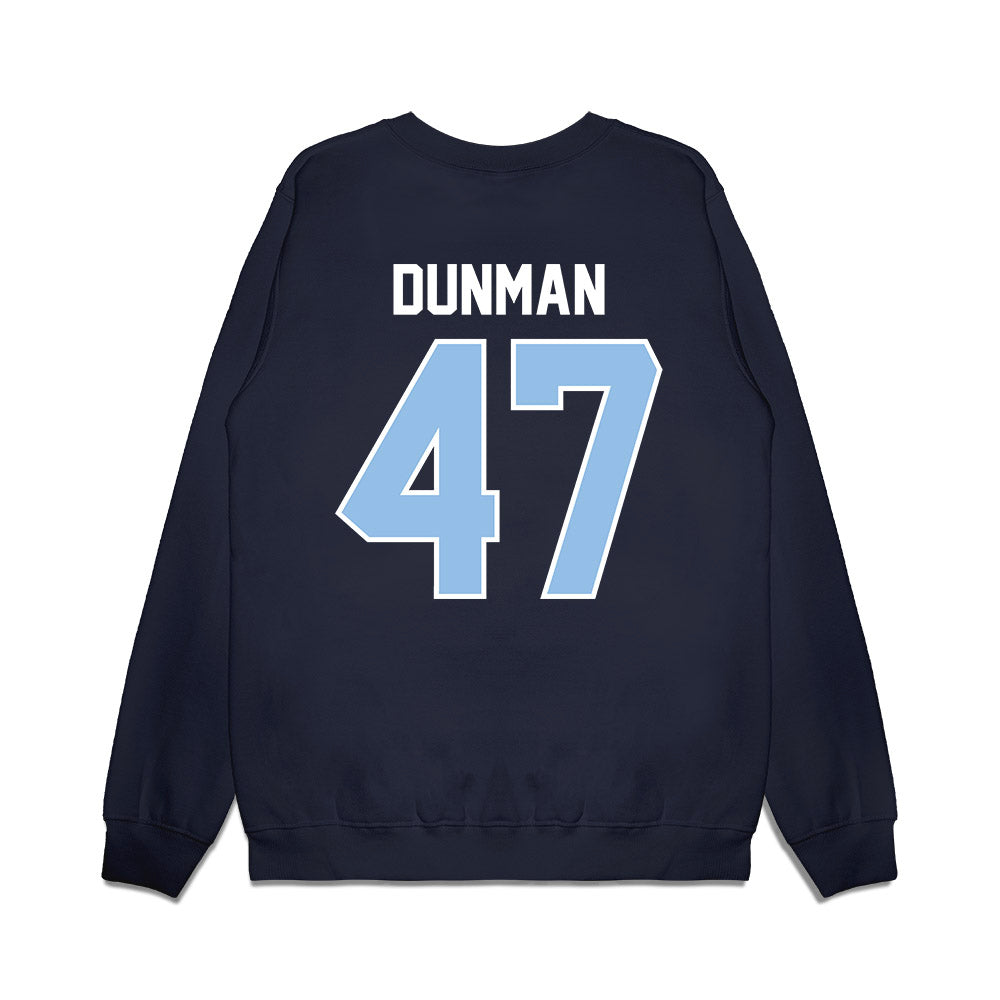 Old Dominion - NCAA Football : Ashten Dunman - Vintage Helmet Premium Crewneck Sweatshirt-1