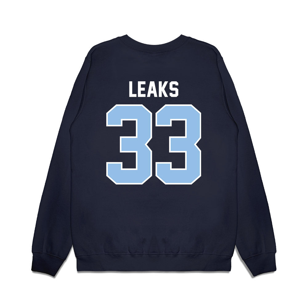 Old Dominion - NCAA Football : Shaq Leaks - Vintage Helmet Premium Crewneck Sweatshirt-1