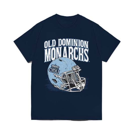 Old Dominion - NCAA Football : Keegan Parker - Vintage Helmet Comfort Colors T-Shirt-0
