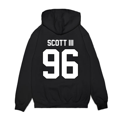 Wisconsin - NCAA Football : Arthur Scott III - Vintage Helmet Premium Hooded Sweatshirt-1
