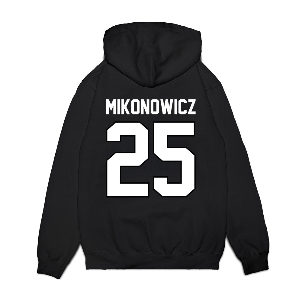 Wisconsin - NCAA Football : Will Mikonowicz - Vintage Helmet Premium Hooded Sweatshirt-1