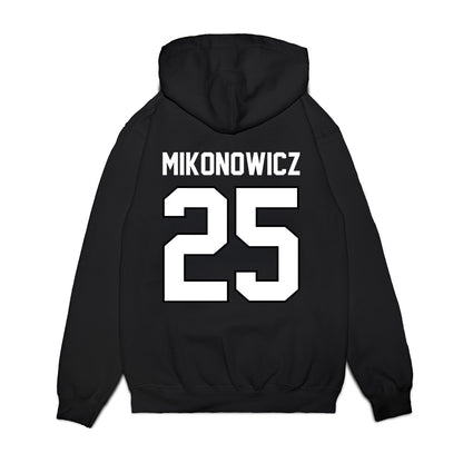Wisconsin - NCAA Football : Will Mikonowicz - Vintage Helmet Premium Hooded Sweatshirt-1