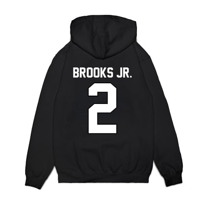 Wisconsin - NCAA Football : Chris Brooks Jr. - Vintage Helmet Premium Hooded Sweatshirt-1