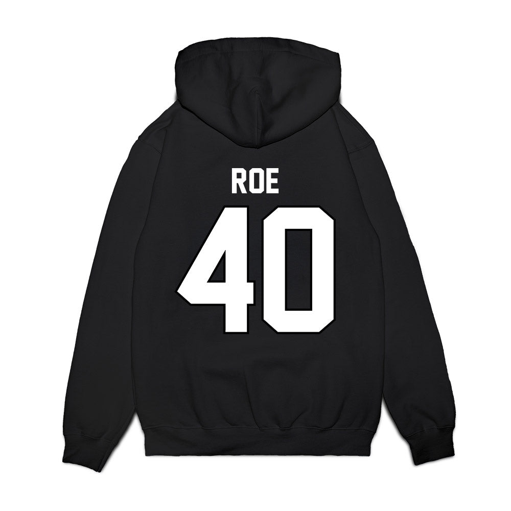 Wisconsin - NCAA Football : James Roe - Vintage Helmet Premium Hooded Sweatshirt-1