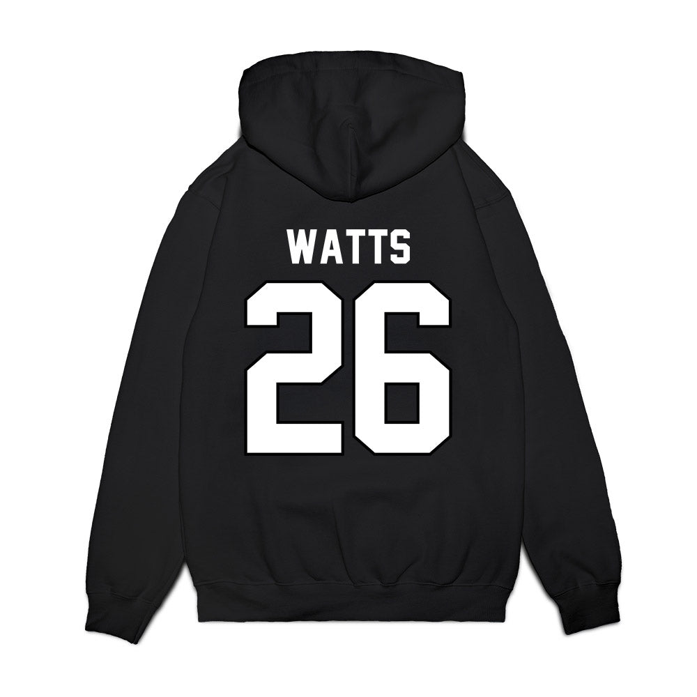 Wisconsin - NCAA Football : Kahni Watts - Vintage Helmet Premium Hooded Sweatshirt-1