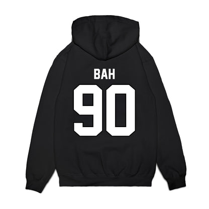 Wisconsin - NCAA Football : Djidjou Bah - Vintage Helmet Premium Hooded Sweatshirt-1