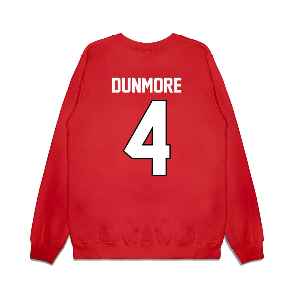 Wisconsin - NCAA Football : Donovan Dunmore - Vintage Helmet Premium Crewneck Sweatshirt-1