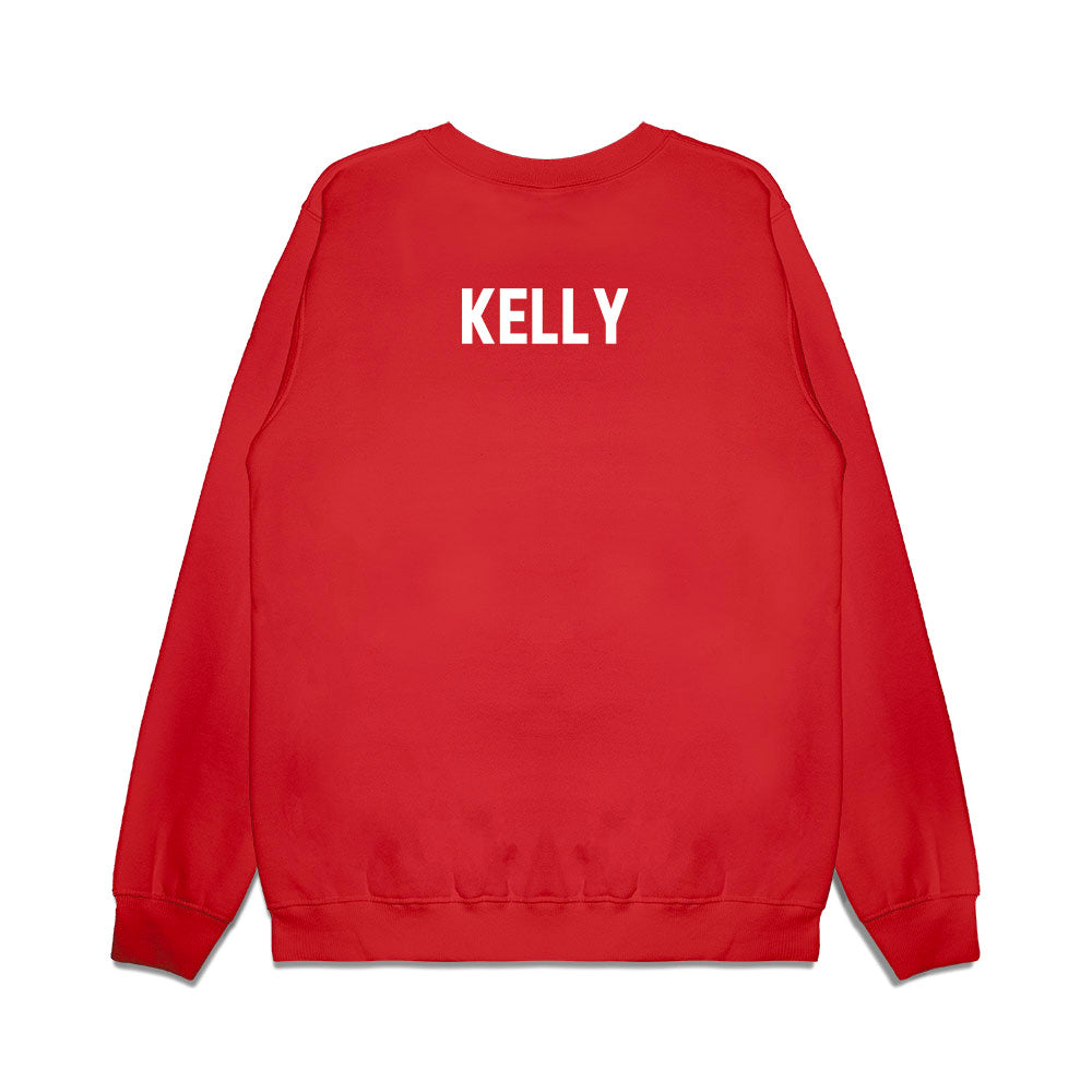 Wisconsin - NCAA Football : Will Kelly - Vintage Helmet Premium Crewneck Sweatshirt-1
