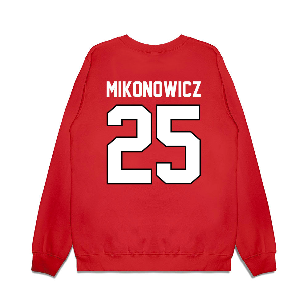 Wisconsin - NCAA Football : Will Mikonowicz - Vintage Helmet Premium Crewneck Sweatshirt-1