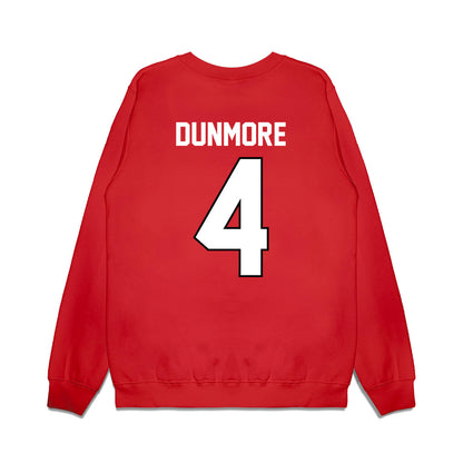 Wisconsin - NCAA Football : Donovan Dunmore - Vintage Helmet Premium Crewneck Sweatshirt-1