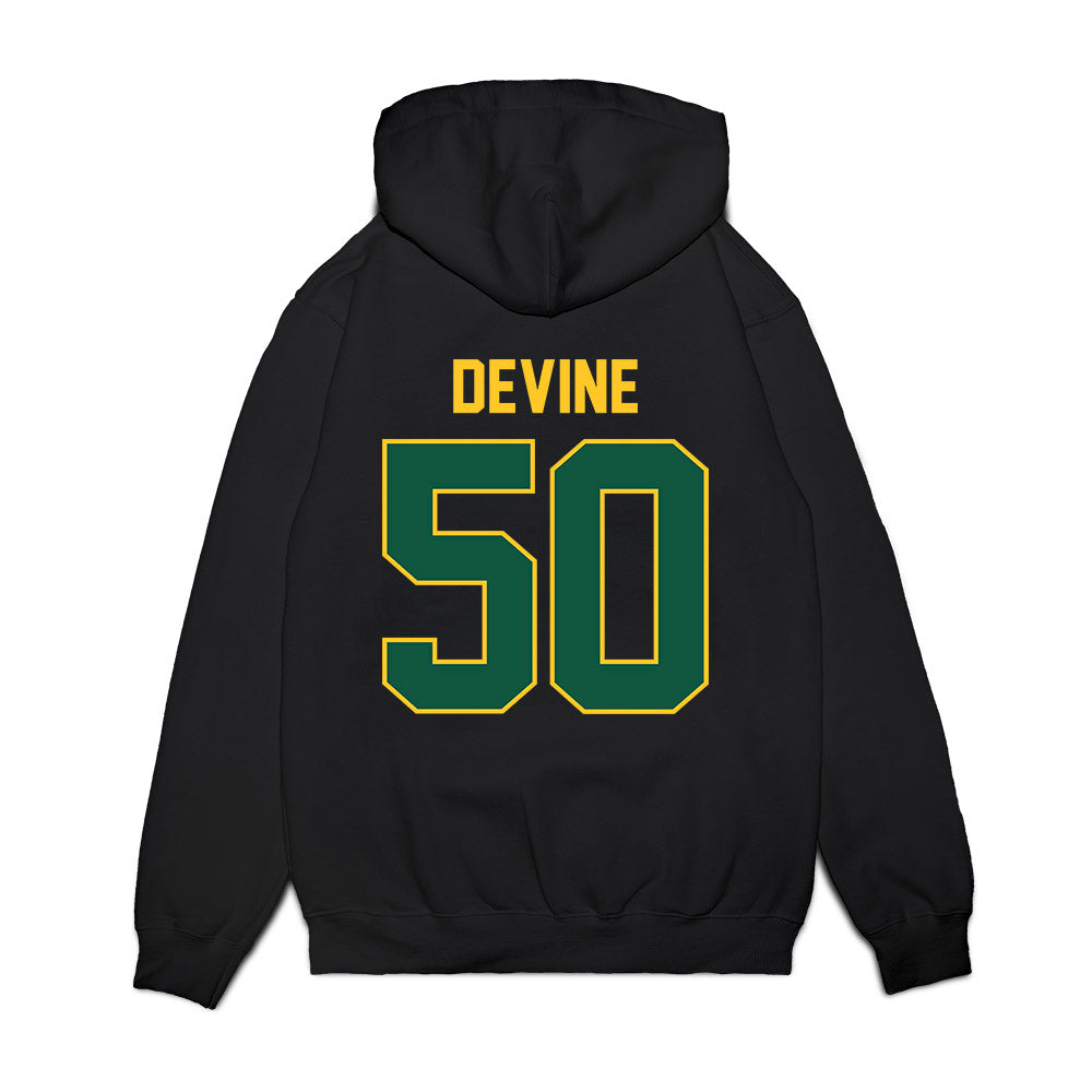 NDSU - NCAA Football : Damian Devine - Vintage Helmet Premium Hooded Sweatshirt-1