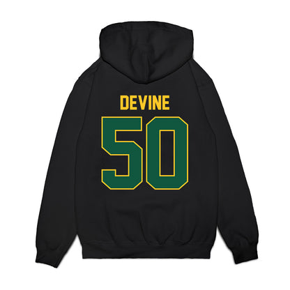 NDSU - NCAA Football : Damian Devine - Vintage Helmet Premium Hooded Sweatshirt-1