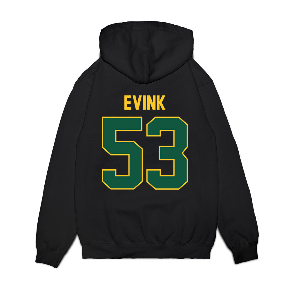 NDSU - NCAA Football : Chase Evink - Vintage Helmet Premium Hooded Sweatshirt-1