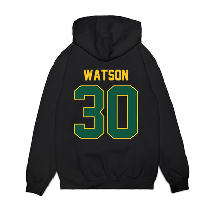 NDSU - NCAA Football : Kelly Watson - Vintage Helmet Premium Hooded Sweatshirt-1