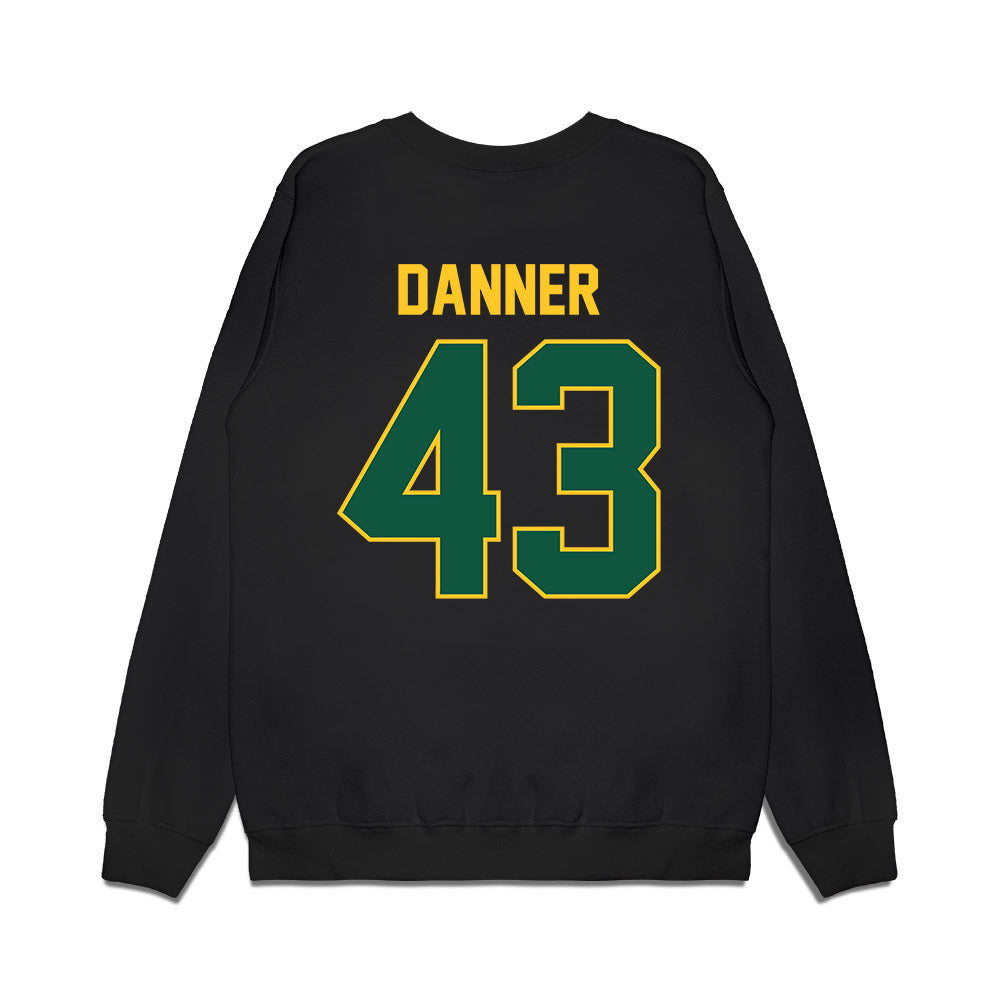 NDSU - NCAA Football : Cash Danner - Vintage Helmet Premium Crewneck Sweatshirt-1