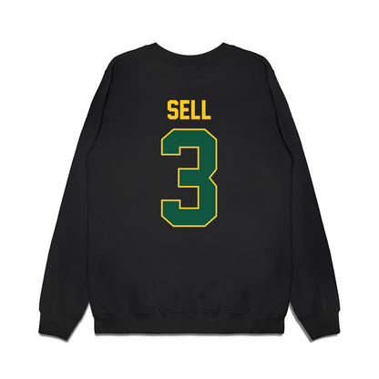 NDSU - NCAA Football : Gavin Sell - Vintage Helmet Premium Crewneck Sweatshirt-1