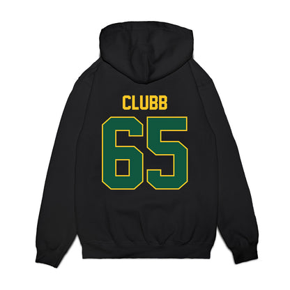 NDSU - NCAA Football : Brody Clubb - Vintage Helmet Premium Hooded Sweatshirt-1