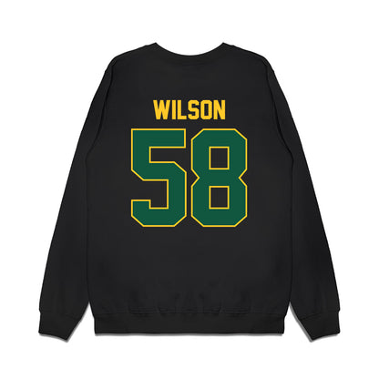 NDSU - NCAA Football : Keenan Wilson - Vintage Helmet Premium Crewneck Sweatshirt-1