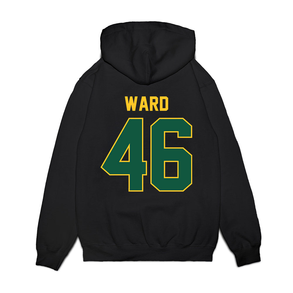 NDSU - NCAA Football : Caden Ward - Vintage Helmet Premium Hooded Sweatshirt-1