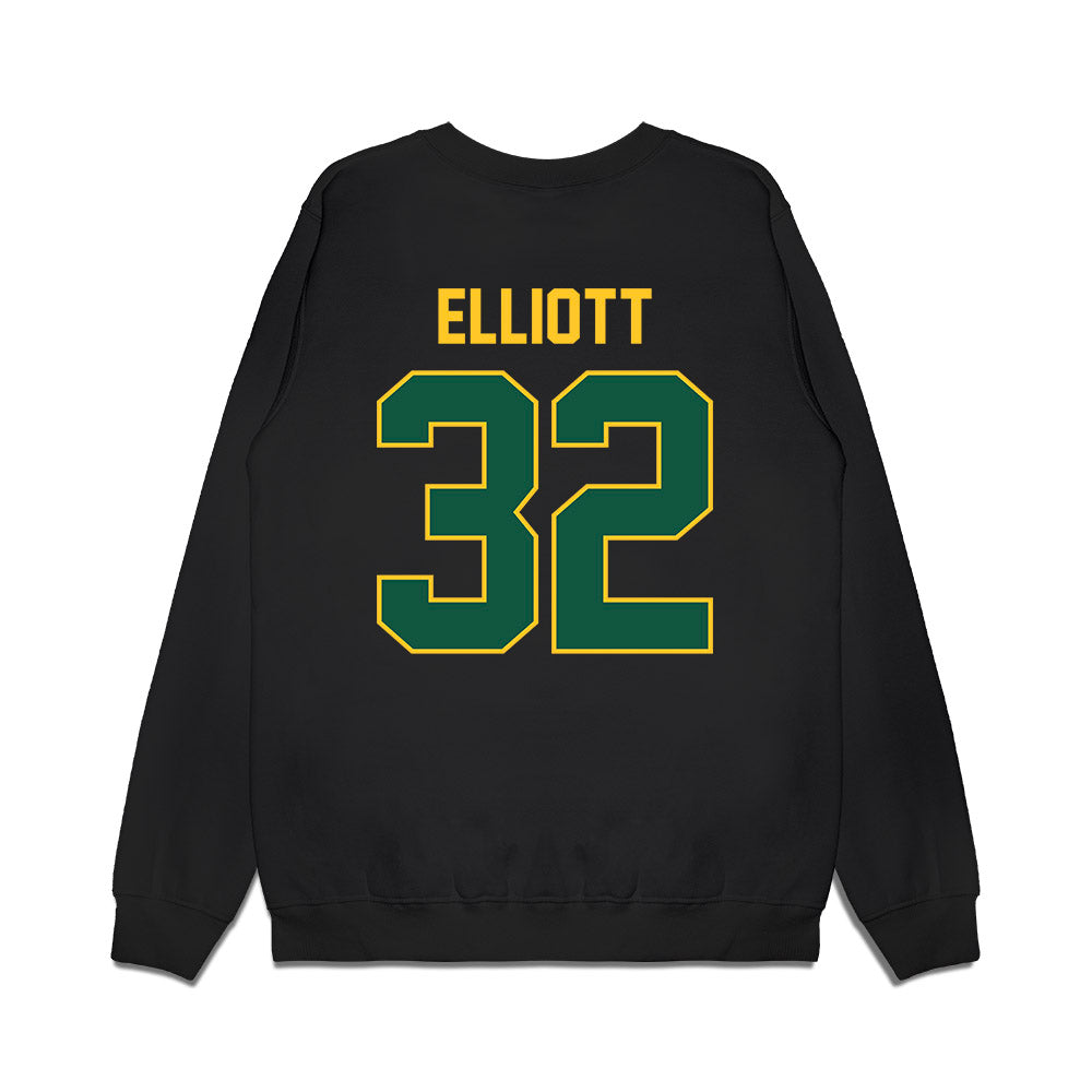 NDSU - NCAA Football : Alex Elliott - Vintage Helmet Premium Crewneck Sweatshirt-1
