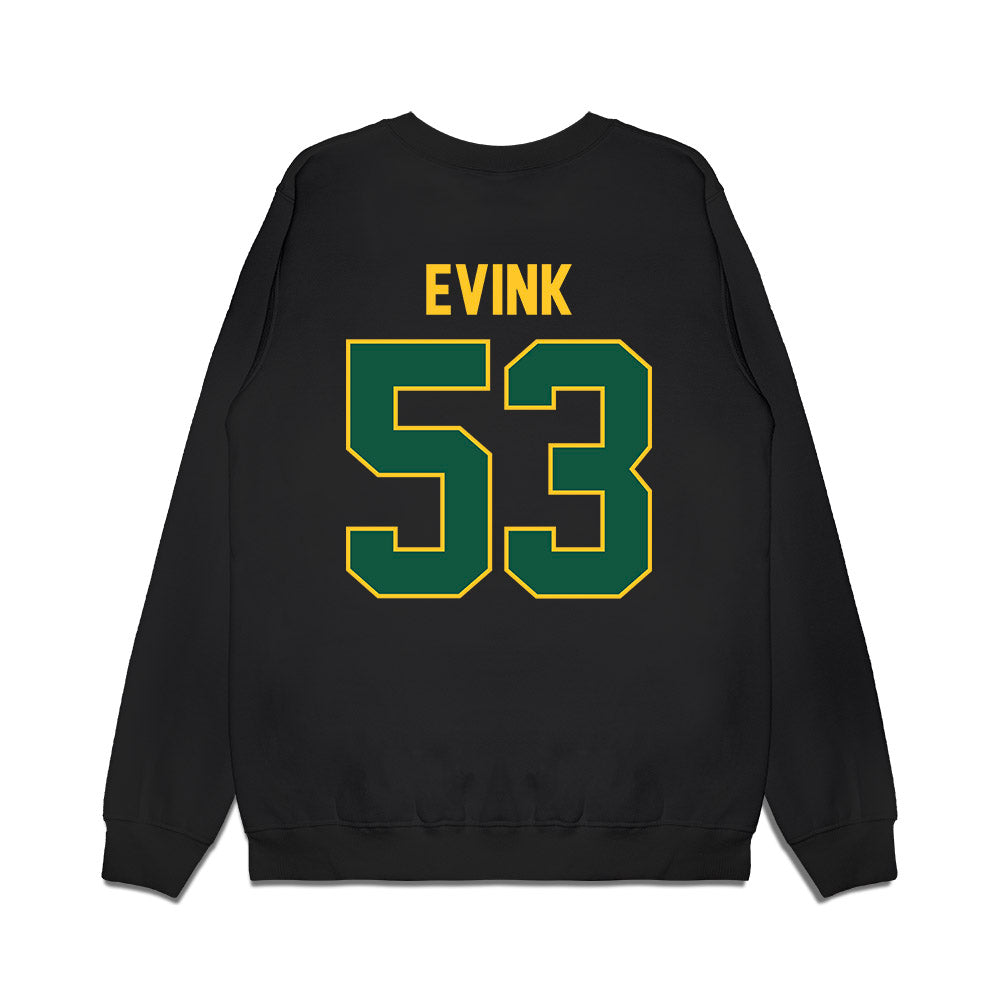 NDSU - NCAA Football : Chase Evink - Vintage Helmet Premium Crewneck Sweatshirt-1