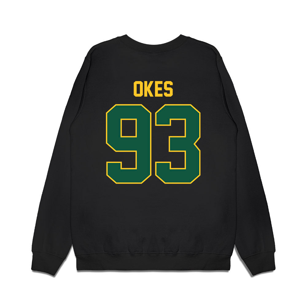 NDSU - NCAA Football : Anthony Okes - Vintage Helmet Premium Crewneck Sweatshirt-1