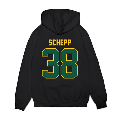 NDSU - NCAA Football : Ben Schepp - Vintage Helmet Premium Hooded Sweatshirt-1