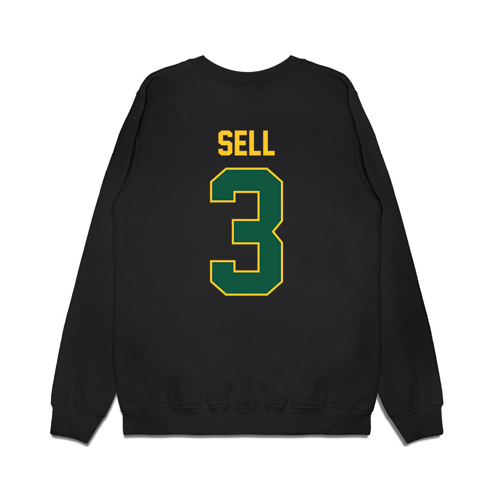NDSU - NCAA Football : Gavin Sell - Vintage Helmet Premium Crewneck Sweatshirt-1