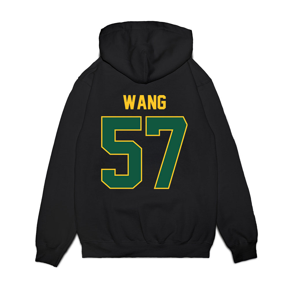 NDSU - NCAA Football : Gavin Wang - Vintage Helmet Premium Hooded Sweatshirt-1
