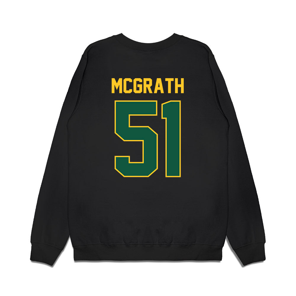 NDSU - NCAA Football : Caleb McGrath - Vintage Helmet Premium Crewneck Sweatshirt-1