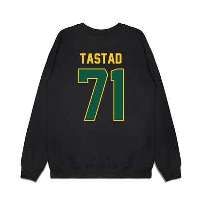NDSU - NCAA Football : Nate Tastad - Vintage Helmet Premium Crewneck Sweatshirt-1