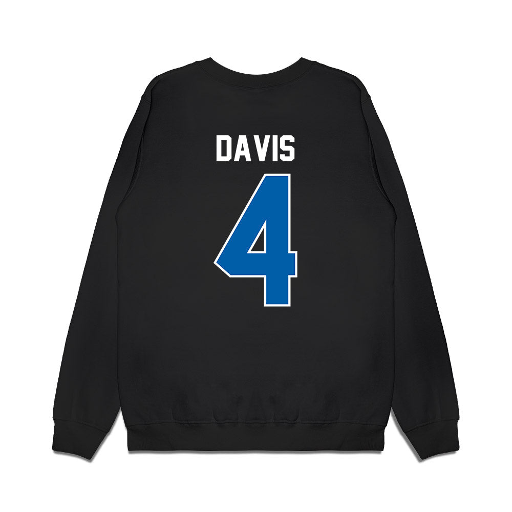 Buffalo - NCAA Football : Ronnell Davis - Vintage Helmet Premium Crewneck Sweatshirt-1