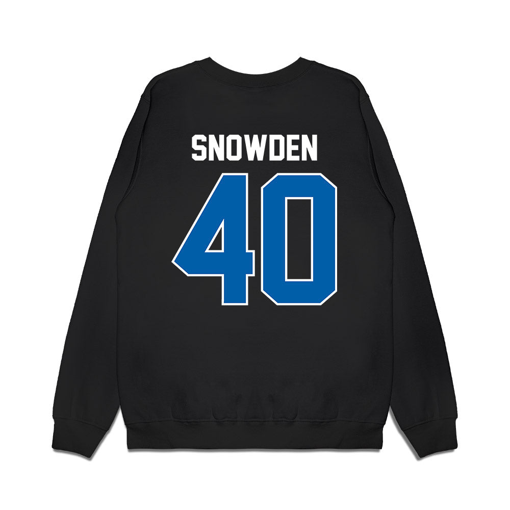 Buffalo - NCAA Football : Amari Snowden - Vintage Helmet Premium Crewneck Sweatshirt-1