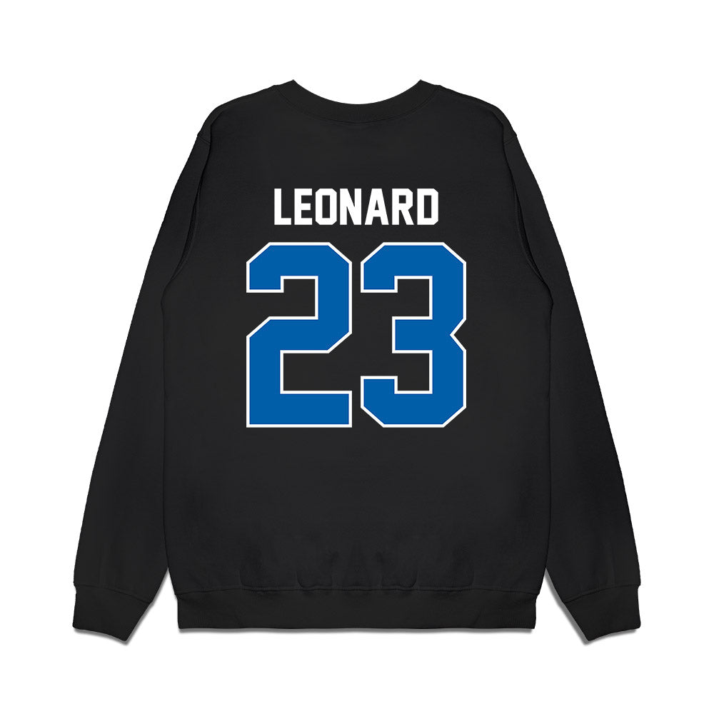Buffalo - NCAA Football : Xavier Leonard - Vintage Helmet Premium Crewneck Sweatshirt-1