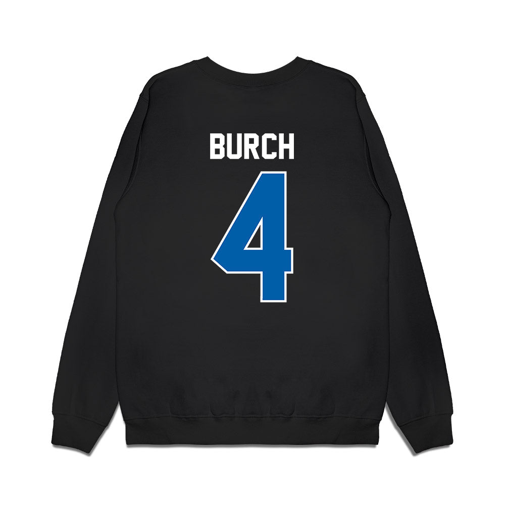 Buffalo - NCAA Football : Messiah Burch - Vintage Helmet Premium Crewneck Sweatshirt-1