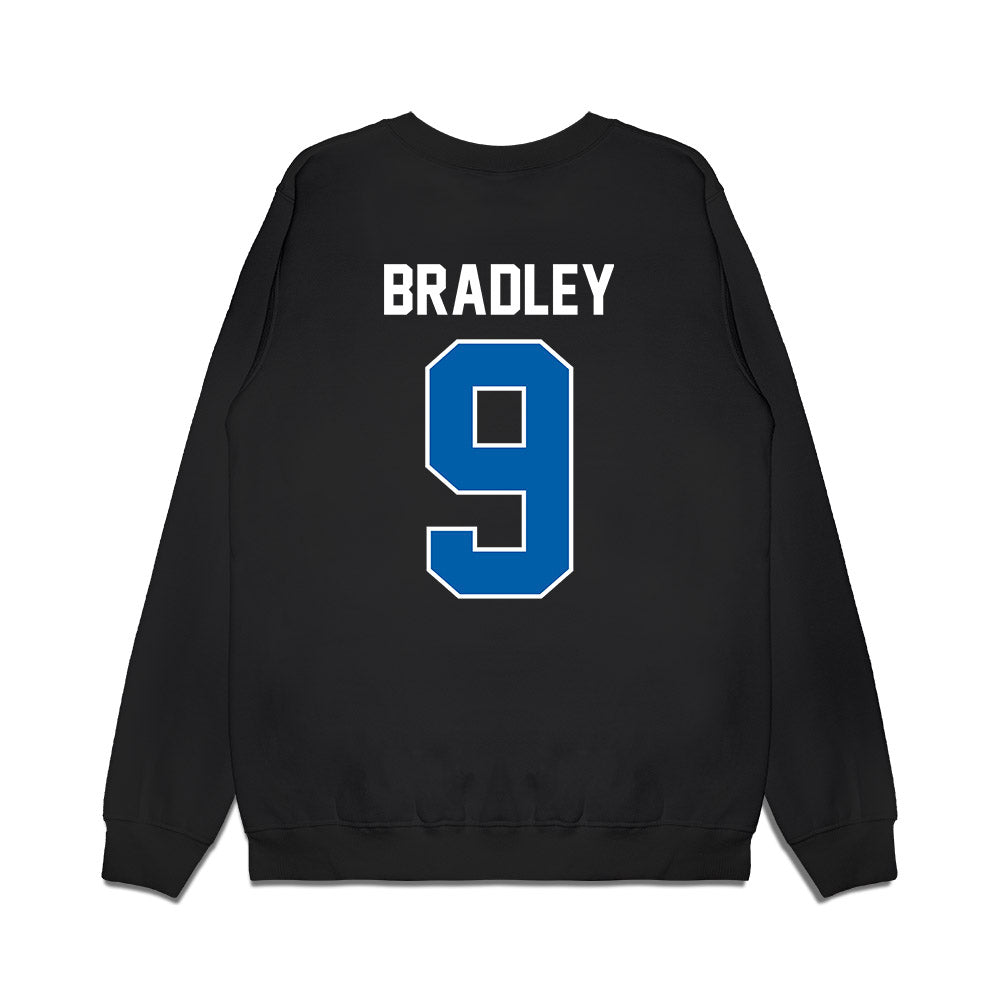 Buffalo - NCAA Football : Keontez Bradley - Vintage Helmet Premium Crewneck Sweatshirt-1